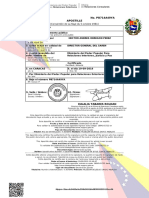 Apostille certificado Venezuela