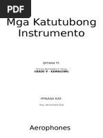 Mga Instrumento NG Rondalla | PDF