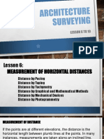 MEASUREMENT OF HORIZONTAL DISTANCES