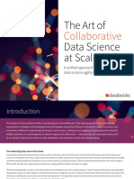 The Art of Collaborative Data Science at Scale