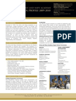 The Army and Navy Academy School Profile 2009-2010