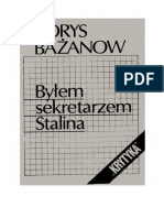 Bażanow B. - Byłem Sekretarzem Stalina PDF