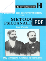 Proceso de Constitución del Método Psicoanalítico_ José Perrés.pdf