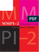 James N Butcher Mmpi 2 A Practitioner S Guide PDF