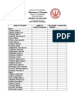 Taysan National High School Honors Assembly List