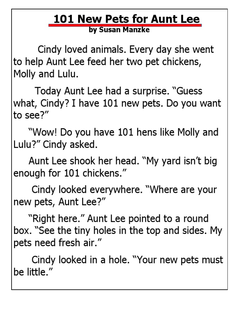 2nd 101pets Aunt Lees PDF