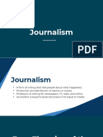 Lecture 3 - Journalism, Four Theories of The Press PDF