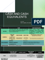 Cash and Cash Equivalents Summary