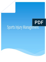 Sports Injury Management