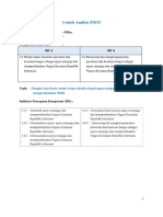 Contoh Analisis STEM - PPKN