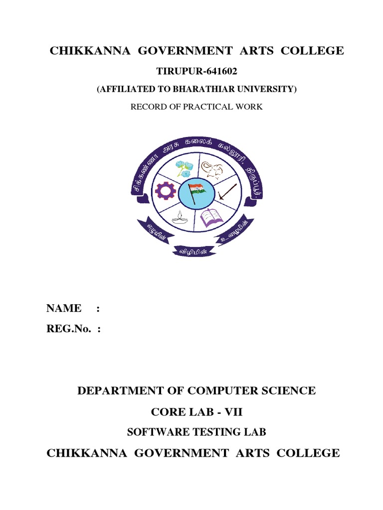 Software Testing Lab Record - C Programs | PDF | Software Engineering ...