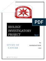 Study of Cancer Investigatory Project