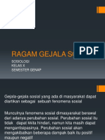 Ragam Gejala Sosial