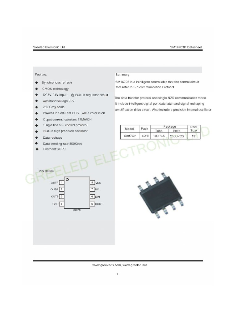 sm16703 English Datasheet PDF | PDF