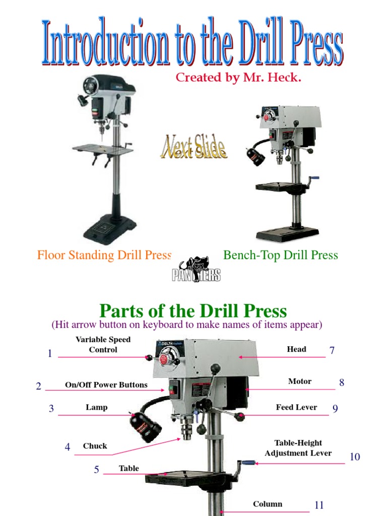 Drill Press Safety PDF Drill Drilling