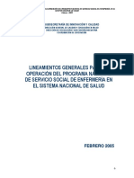 Lineamientos - de - Servicio - Social 2005