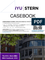 NYU Stern Casebook Consulting Case Interview Book 2018_2019纽约大学斯特恩商学院咨询案例面试