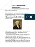 Teori Evolusi Jean Baptiste de Lamarck