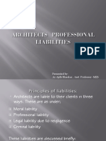 Architect Liabalities PDF