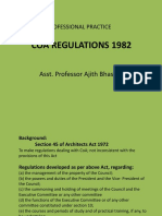 COA Regulations 1982 PDF