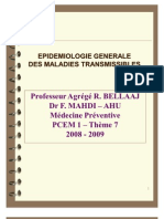 Epidemiologie Generale Des Maladies Transmissibles