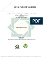 Pengantar Psikolinguistik PDF