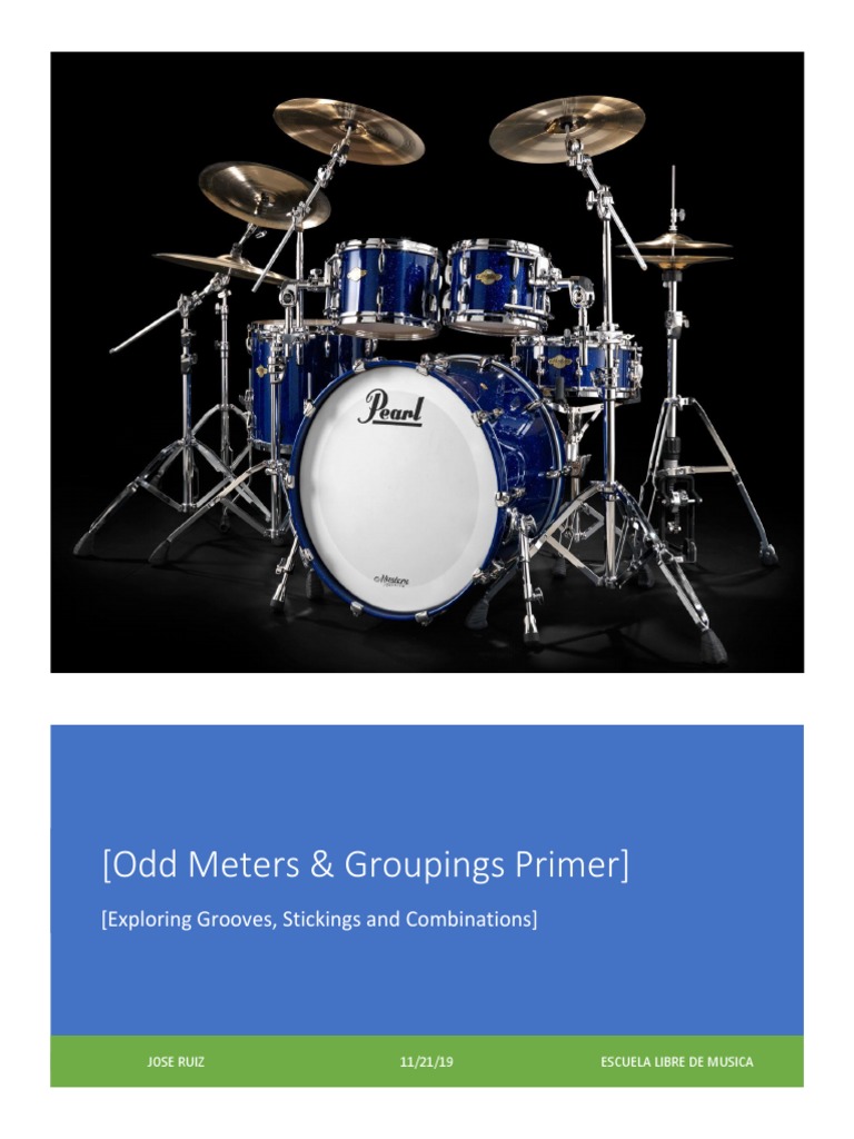 Odd Meters & Groupings Workshop Guide | PDF | Drum Kit | Odds
