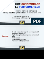 (Sliduri Webinar 5AM) Strategii de Concentrare PDF