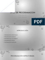 Tipos DE PROGRAMACION