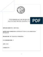 Seminario Temático - Introducción A Los DD - HH - (Ferreira) - 1C 2019