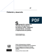 Segregación Residencial Qué Es, Cómo Se Mide PDF