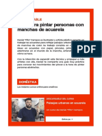 Guia para Pintar Personas Con Manchas de Acuarela PDF