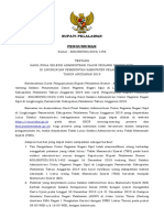 Pengumuman Final Hasil Seleksi Administrasi CPNS 2019 PDF
