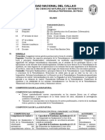 Termodinámica 2019-B Prof. Sánchez Ortiz Jesús Félix