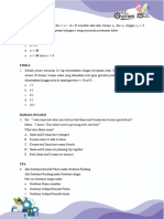 Matematika, Fisika, Bahasa Inggris, TPA, Ekonomi, Teknik