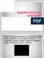 Oglašavanje Na Televiziji