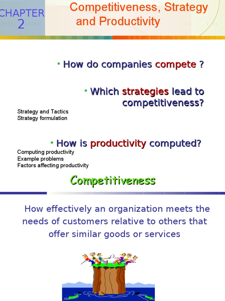 2 Competitiveness Strategy Productivity | Labour Economics | Output ...
