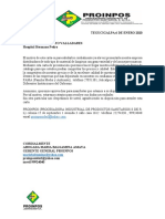 Carta de Presentacion Proinpos