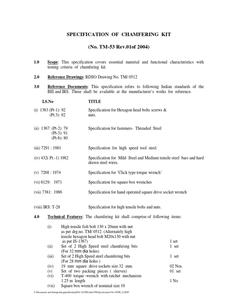 TM 32 | PDF | Nut (Hardware) | Screw