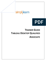 Business Analytics - Tableau 9 - Trainer Manual