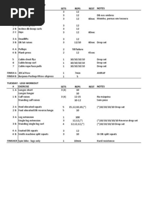 Obi Vincent Workout Pdf Pdf Human Body Recreation