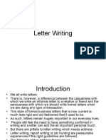 Letter - Report Writing N Job Hunting