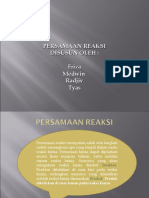 Persamaan Reaksi