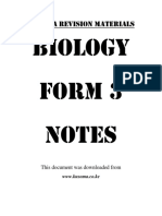 Biology Form 3 Notes