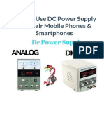 How To Use DC Power Supply To Repair Mobile Phones & Smartphones - Compressed