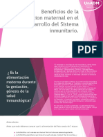 Beneficios de La Alimentacion Maternal en El Desarrollo Del Sistema Inmunitario