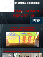 Accomplishment Report