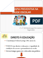 Fisioterapia Preventiva Na Saúde Escolar