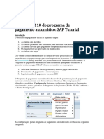 Execução F110 Do Programa de Pagamento Automático