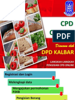 Materi CPD Online DPD Persagi Kalbar 2019